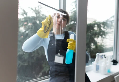 Nettoyage de vitres intérieures et extérieures à Caille